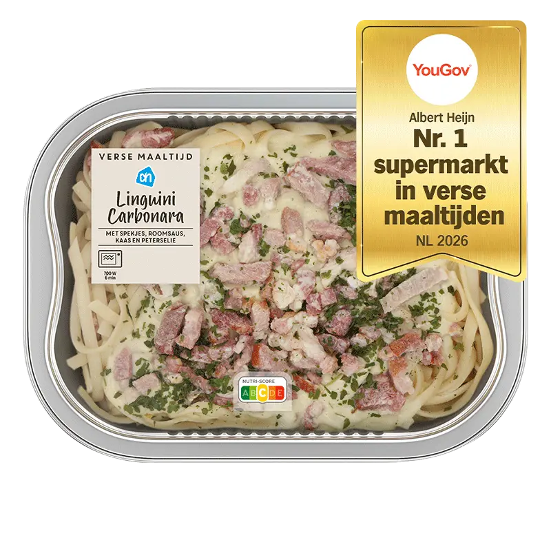 Verse maaltijd linguini carbonara