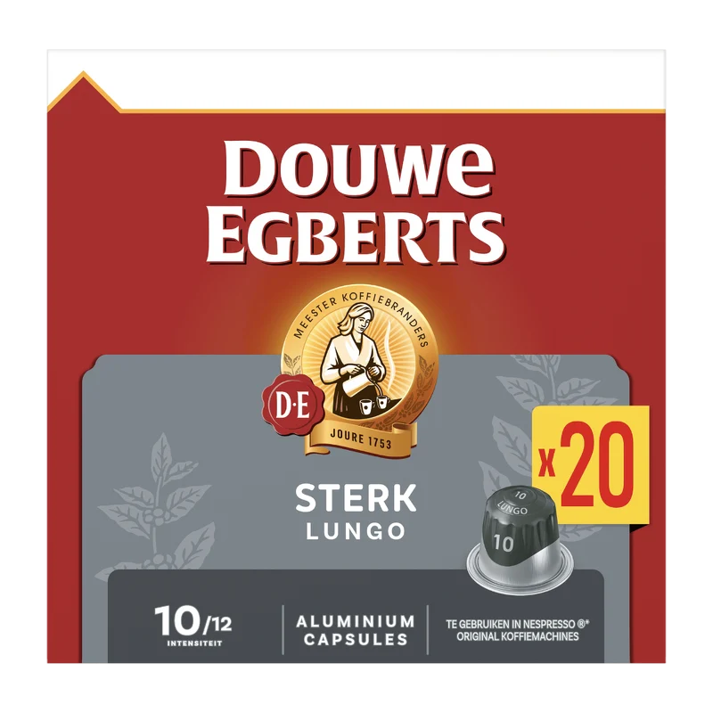 Douwe Egberts Capsules lungo 10 sterk