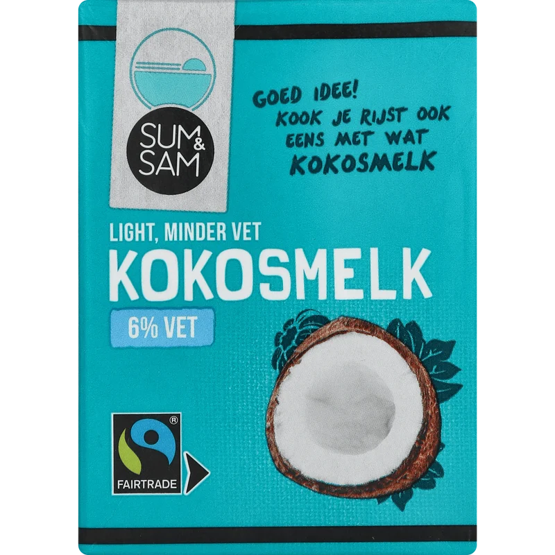 Sum en Sam Kokosmelk 6% vet