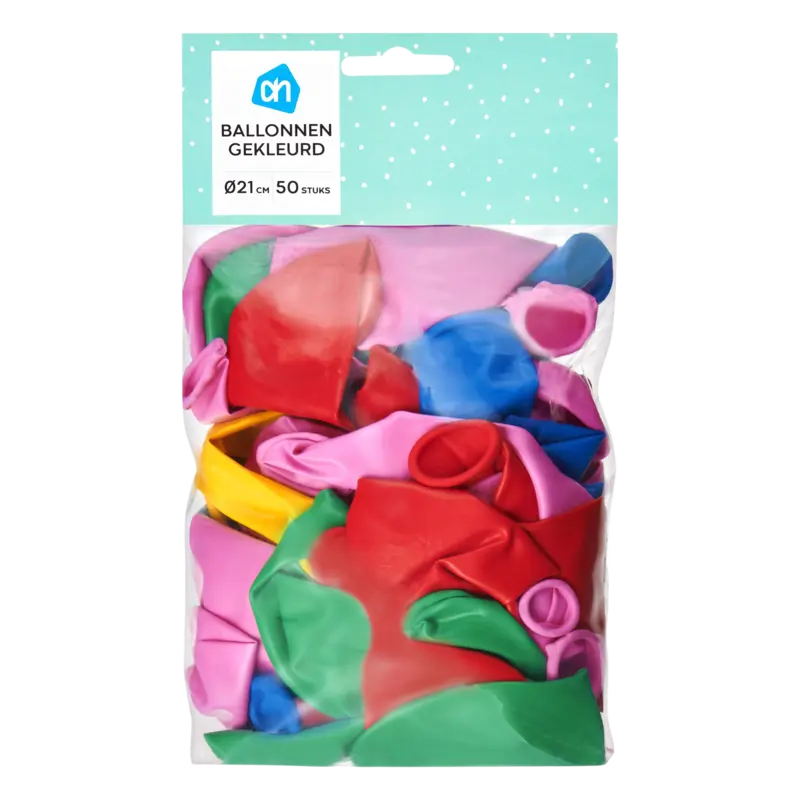 Ballonnen gekleurd