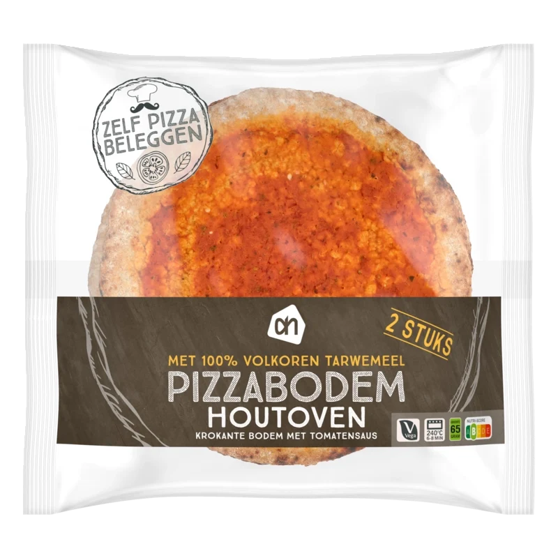 Volkoren houtoven pizzabodem