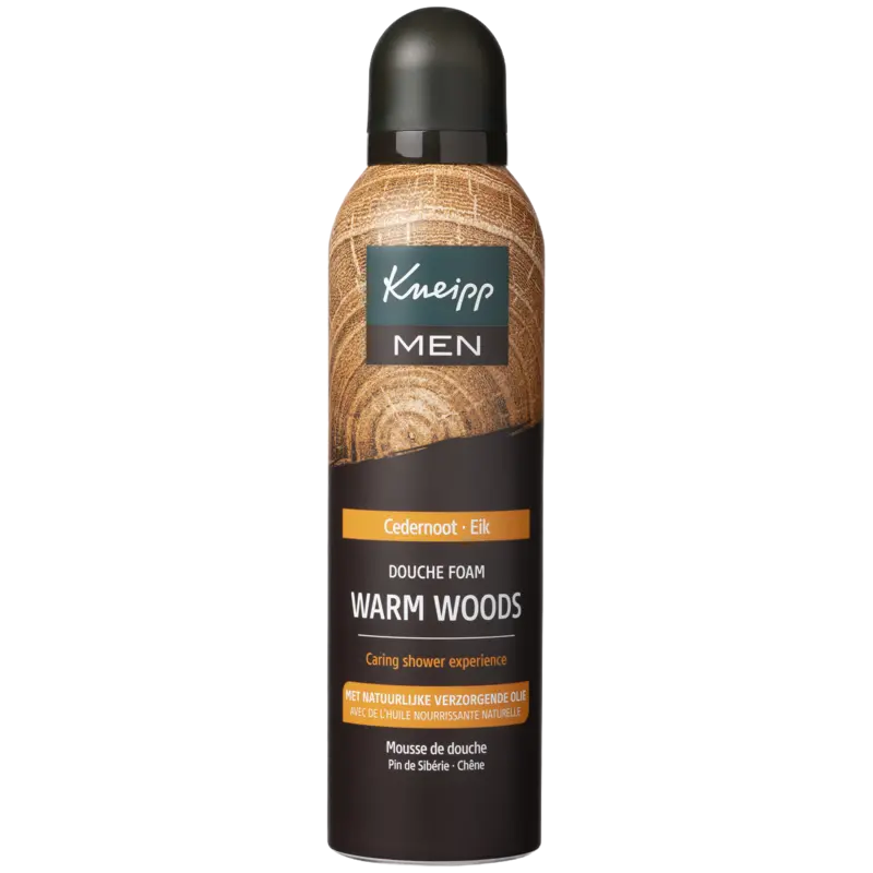 Kneipp Men douche foam warm woods