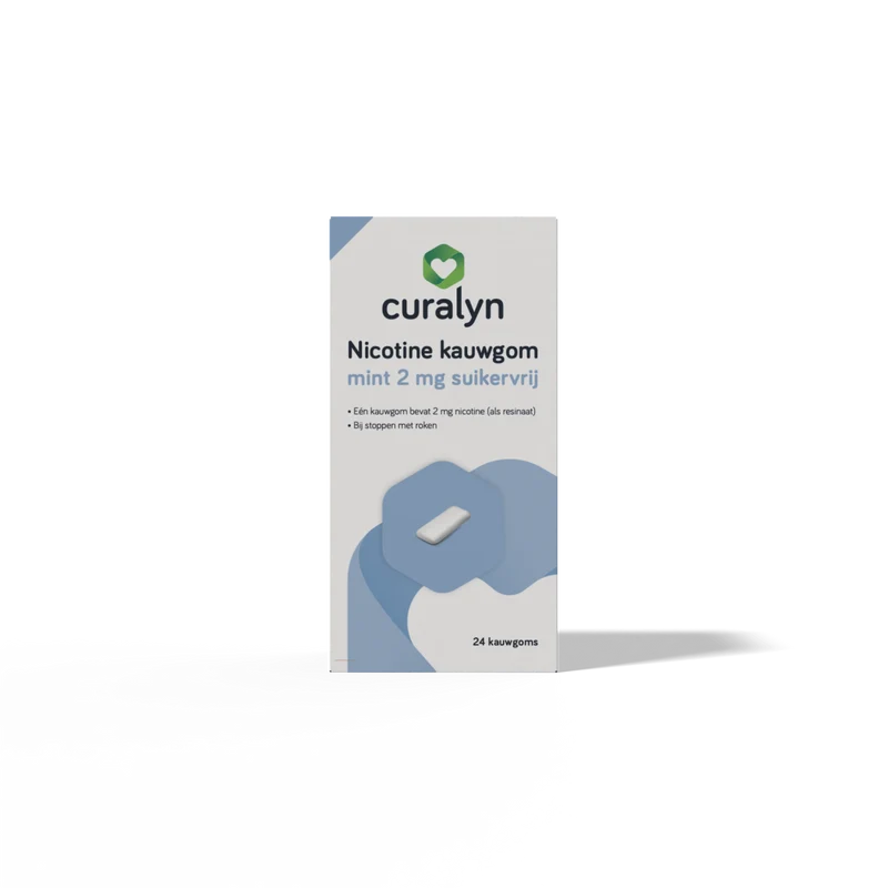 Curalyn Nicotine kauwgom Mint 2mg