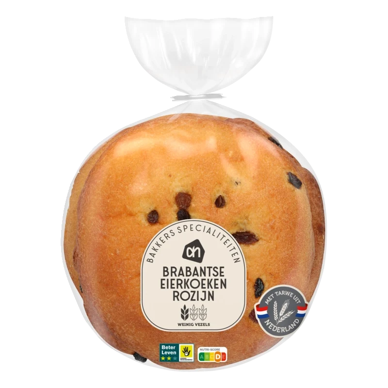 Brabantse eierkoeken rozijn