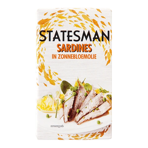 Statesman Sardientjes in zonnebloemolie