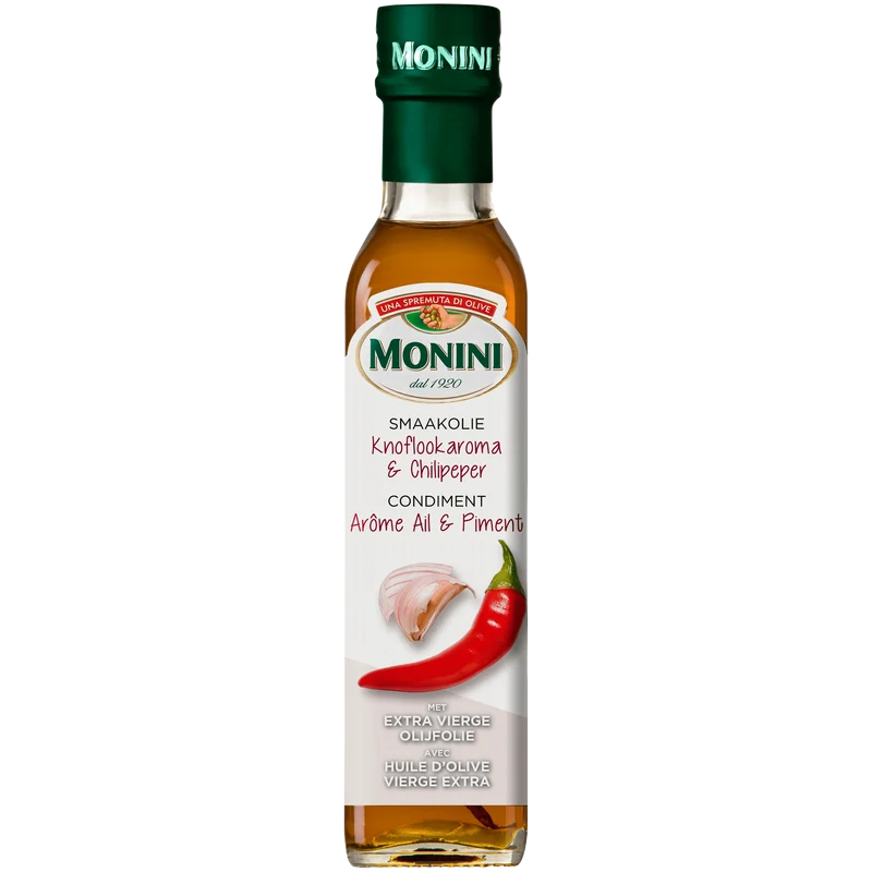 Monini Olijfolie met knoflookaroma