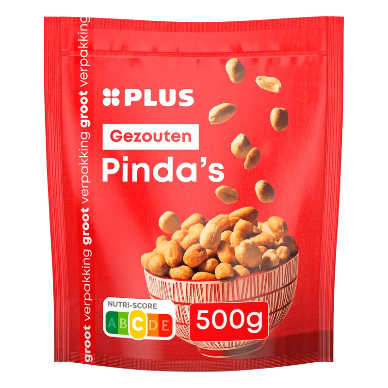 Pinda's gezouten 500 gram