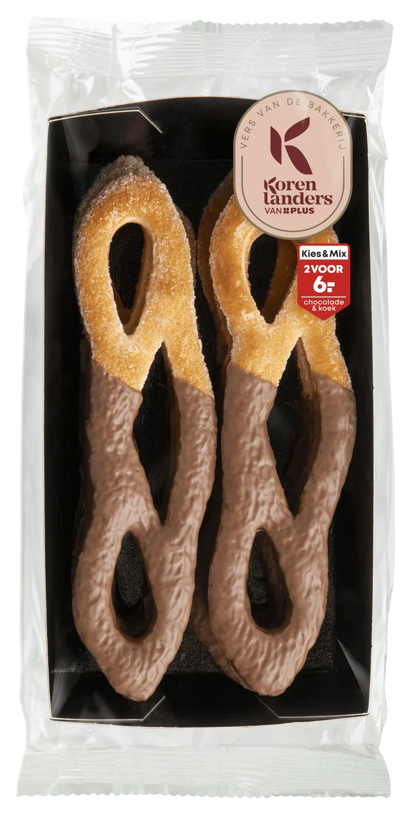 Korenlanders Reuze krakelingen met chocolade