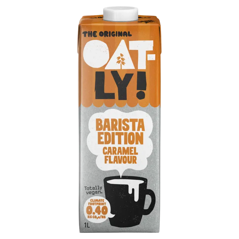 Oatly! Barista caramel