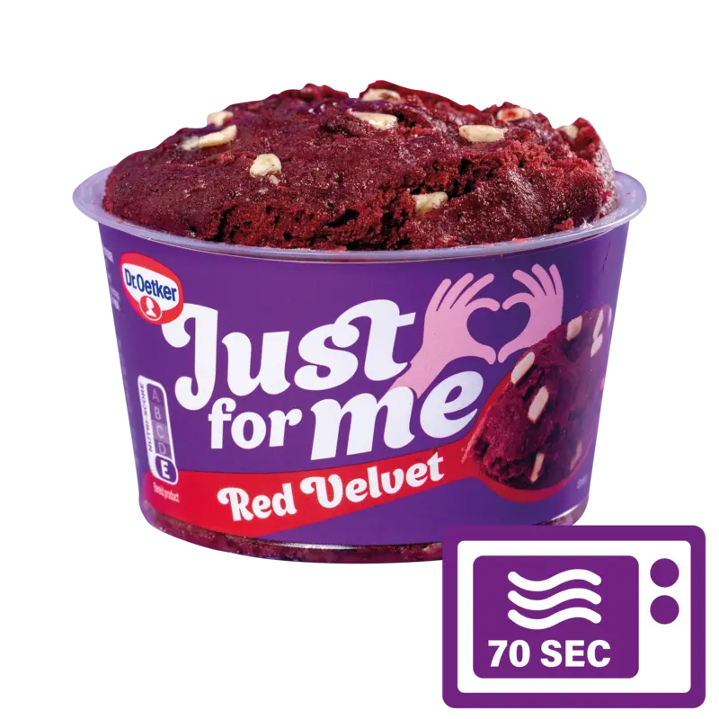 Dr. Oetker Just for me red velvet mini cake