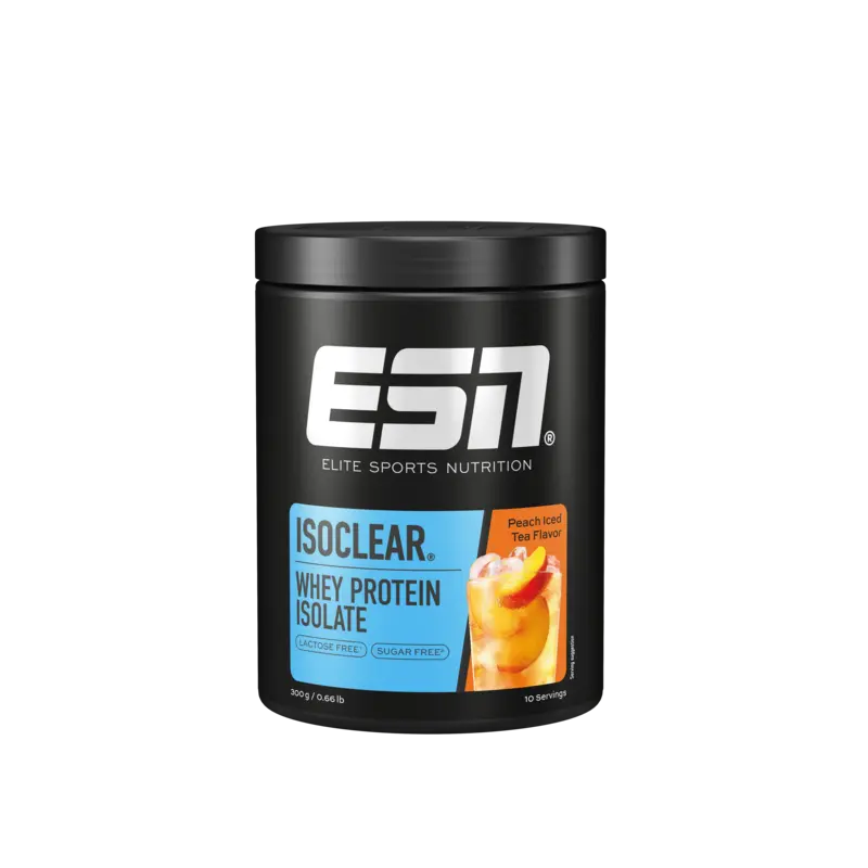 ESN Isoclear whey protein peach iced tea
