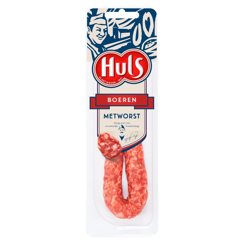 Huls Boerenmetworst 1stuk