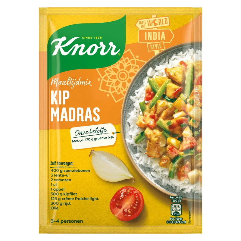 Knorr Maaltijdmix Kip Madras