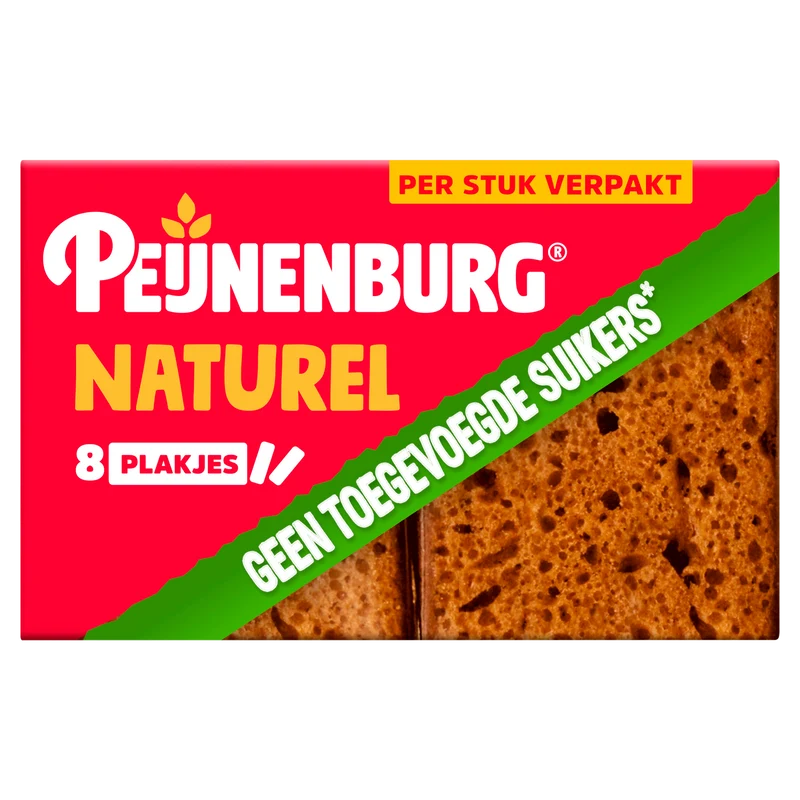 Peijnenburg Naturel zonder toegev. suiker portie