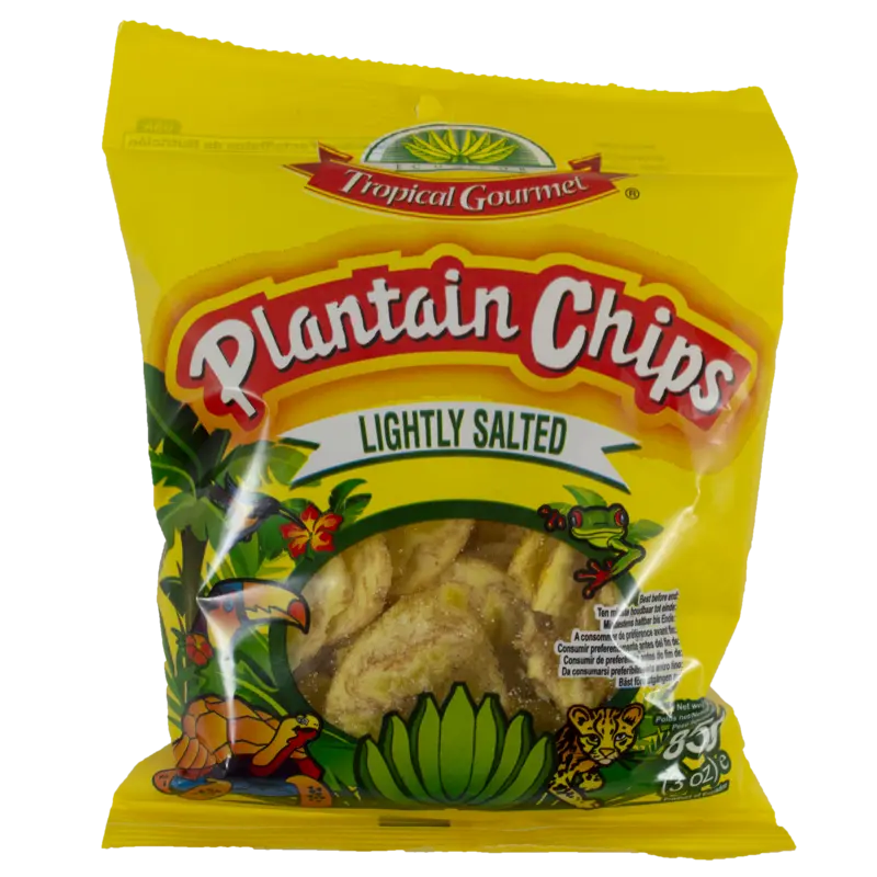 Tropical Gourmet Plantain chips licht gezout
