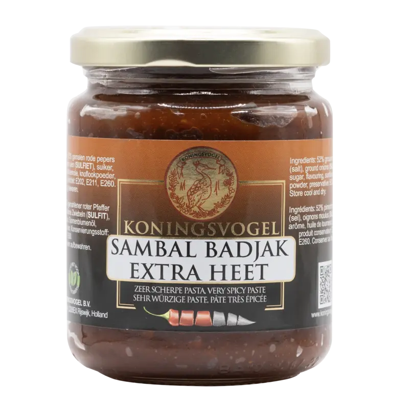 Koningsvogel Sambal badjak extra heet