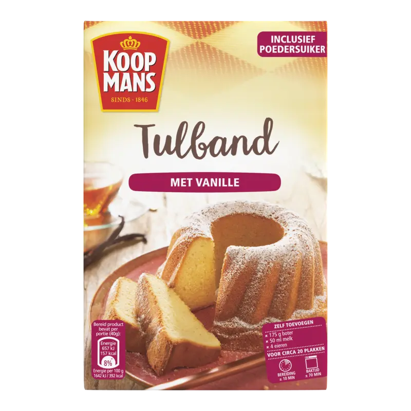 Koopmans Mix voor tulband cake