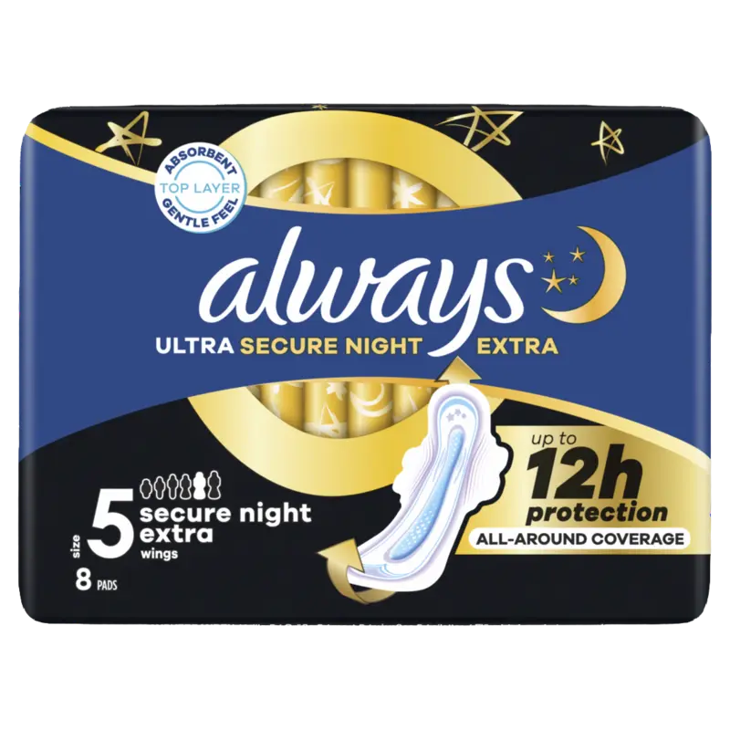 Always Ultra secure night extra wings