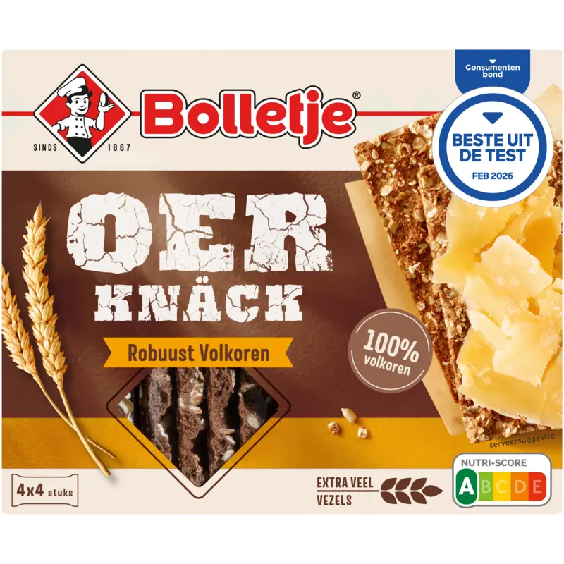 Bolletje Oerknack Robuust Volkoren