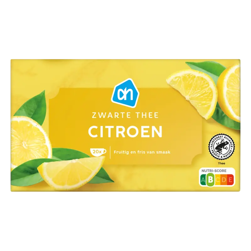 Zwarte thee citroen