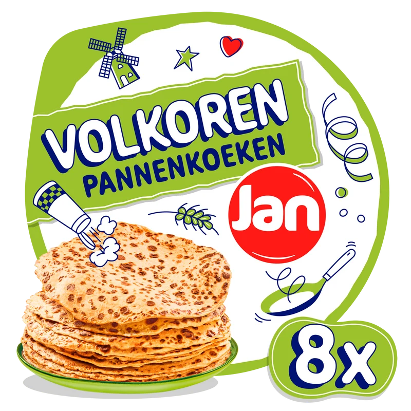 Jan Volkoren pannenkoeken
