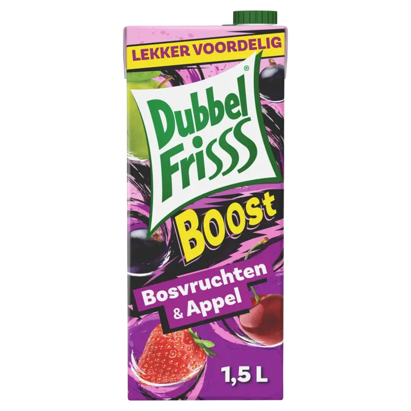 DubbelFrisss Boost bosvruchten & appel