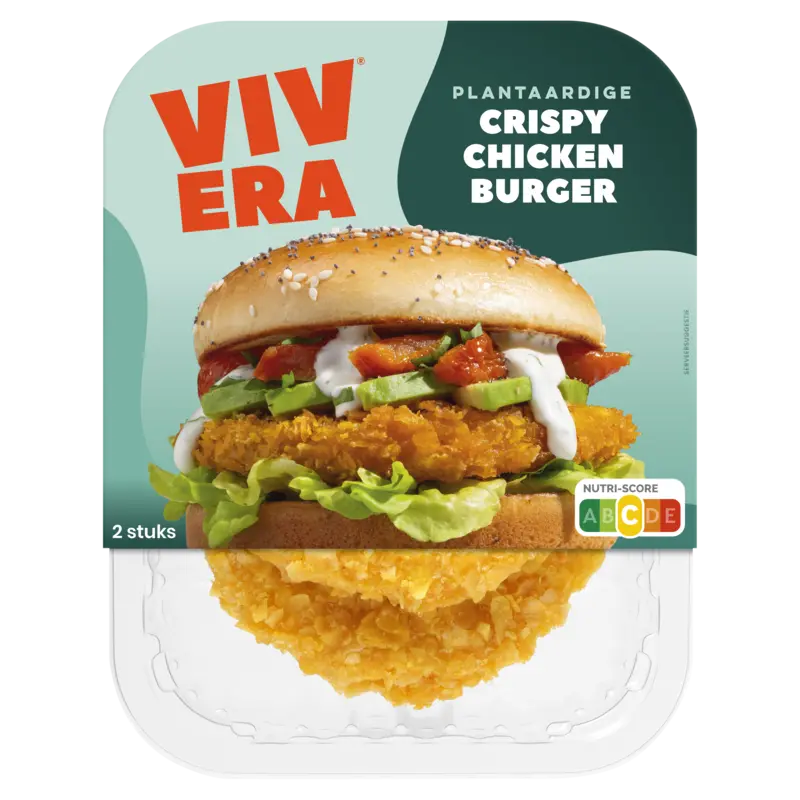 Vivera Plantaardige crispy chicken burger