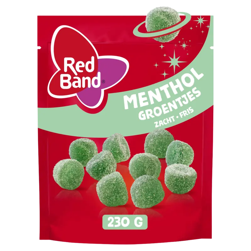 Red Band Menthol groentjes zacht fris