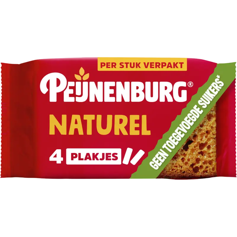 Peijnenburg Ontbijtkoek naturel 4-pack
