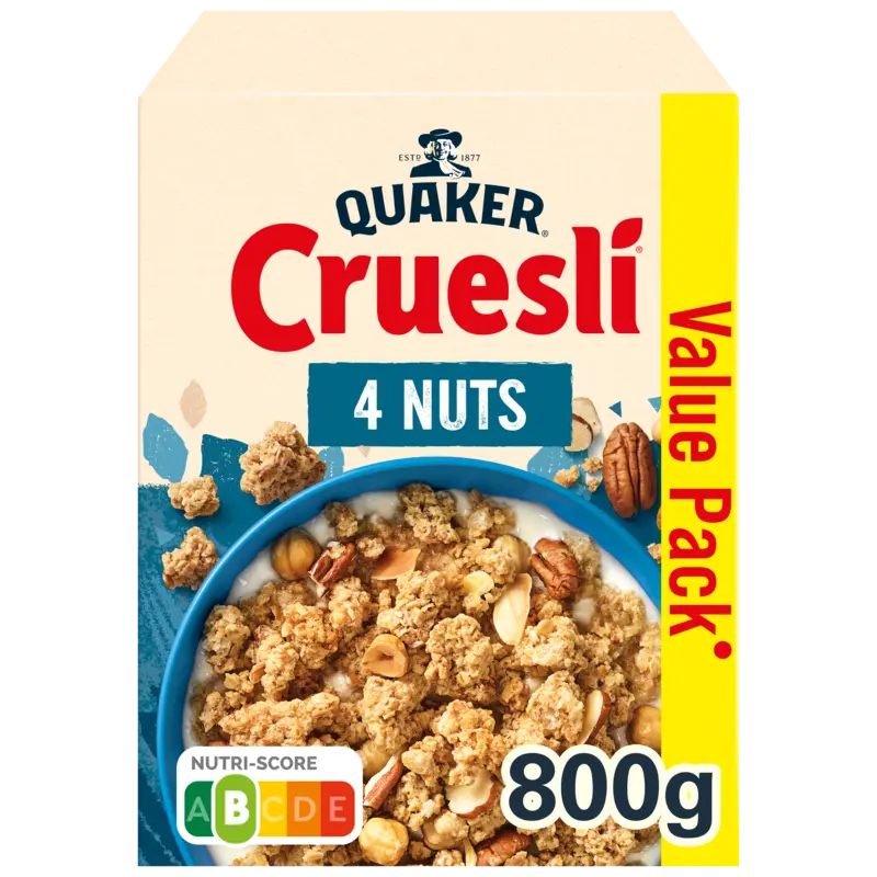 Quaker Cruesli 4 nuts