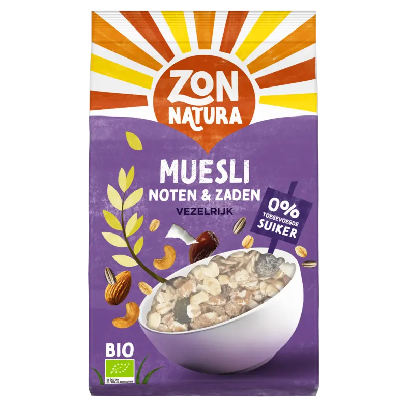 Zonnatura Muesli met noten en zaden