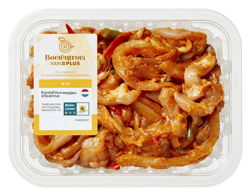 Boerentrots Kipreepjes shoarma