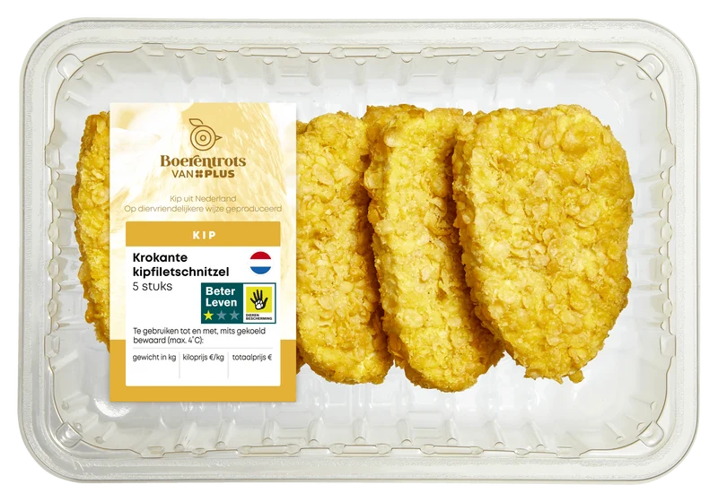 Boerentrots Krokante kipfiletschnitzels 5st