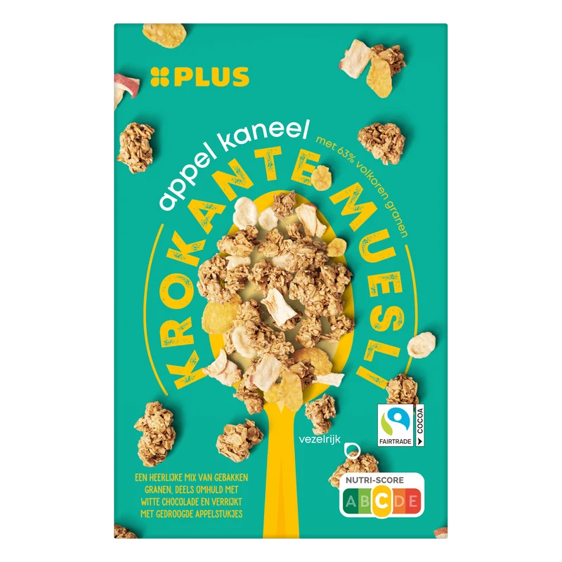 Krokante muesli appel kaneel