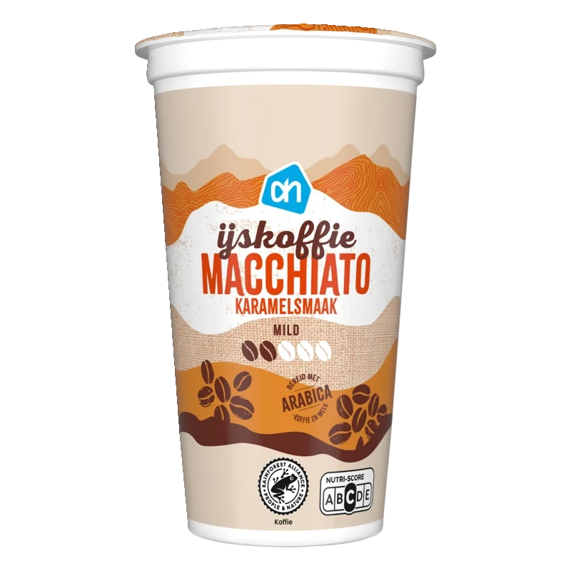 Ijskoffie macchiato karamelsmaak