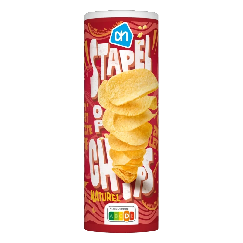 Stapel op chips naturel