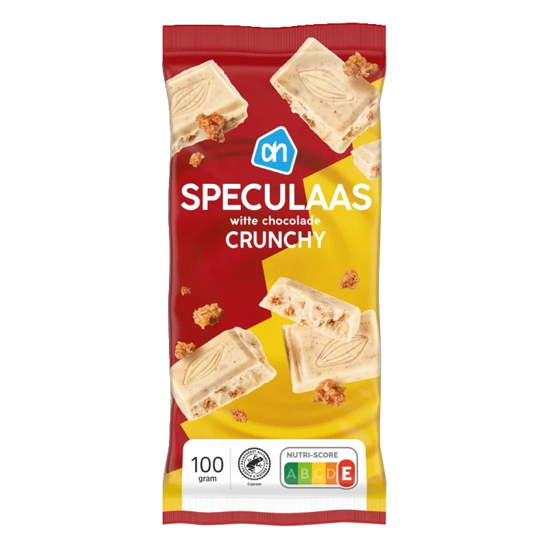 Speculaas witte chocolade crunchy
