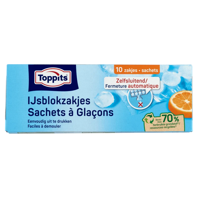 Toppits Ijsblokzakjes 10x19 blokjes