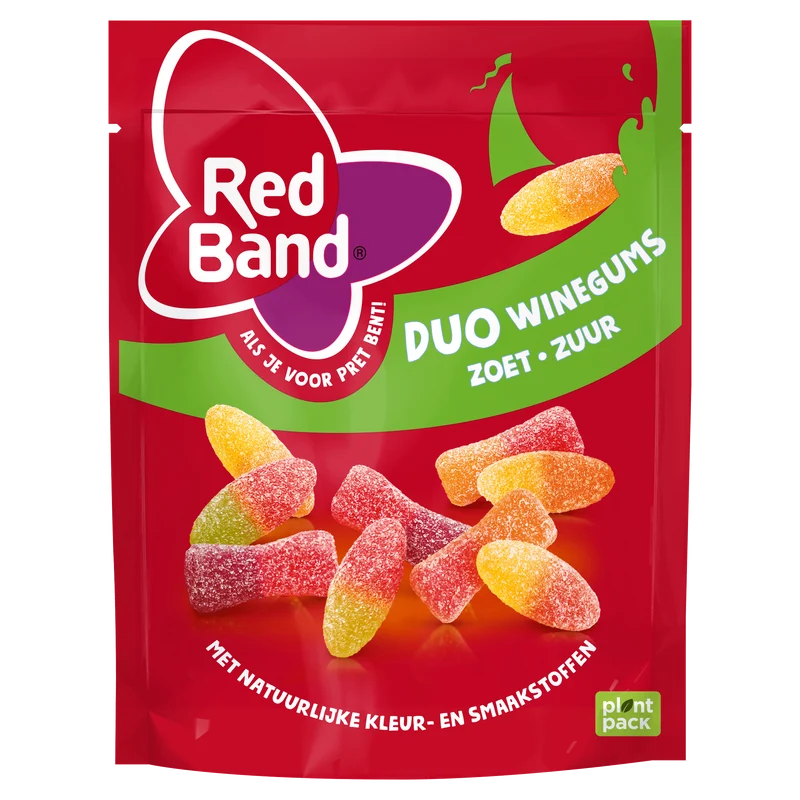 Redband Duo winegums zoet zuur