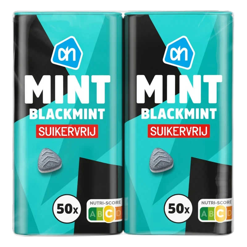Mint blackmint suikervrij 2-pack
