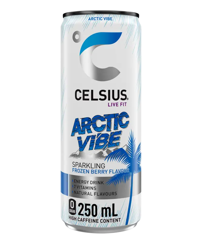 Celsius Sparkling arctic vibe