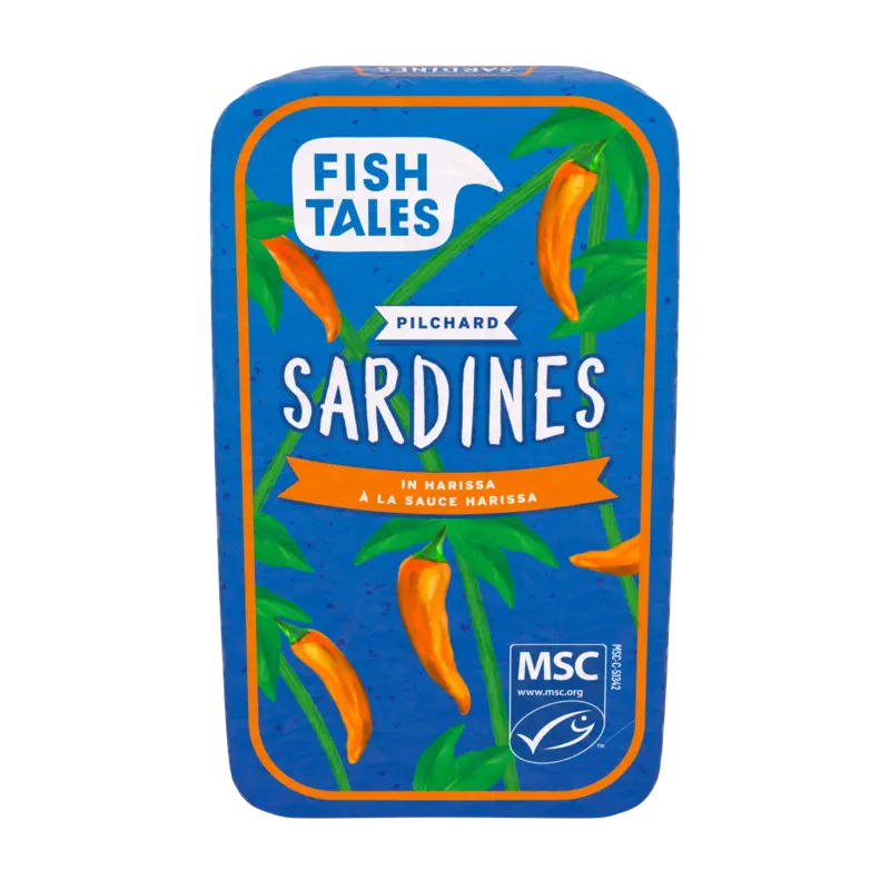 Fish Tales Sardines in harissa