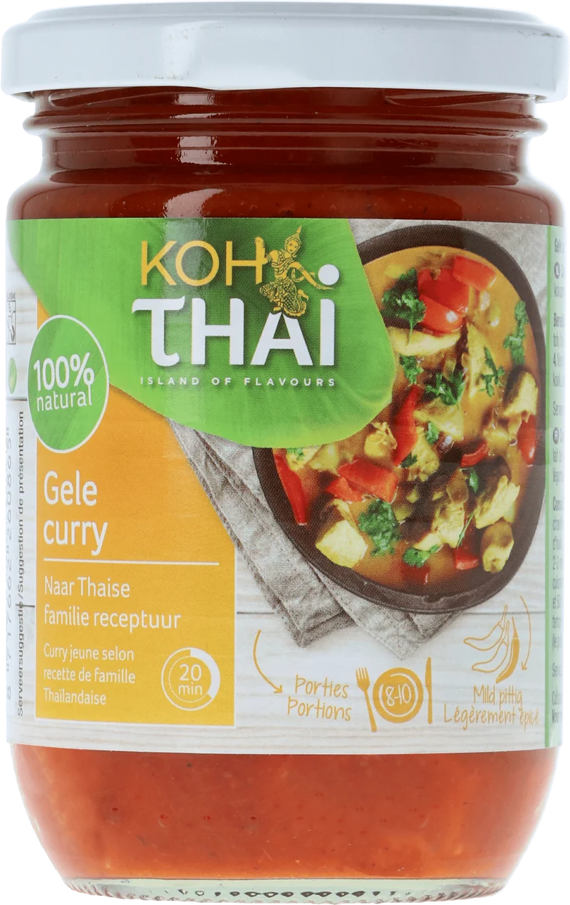 Koh Thai Curry pasta geel