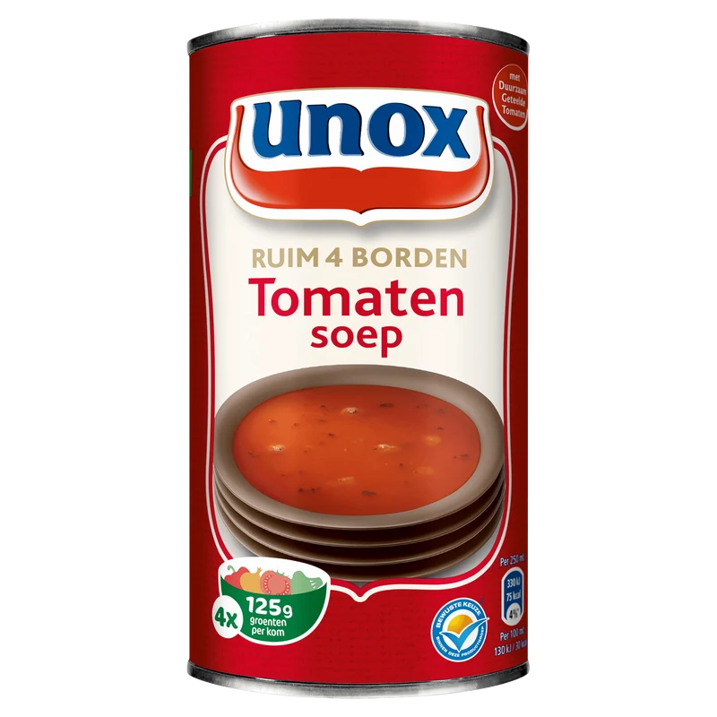 Unox Soep 4 kommen tomaat