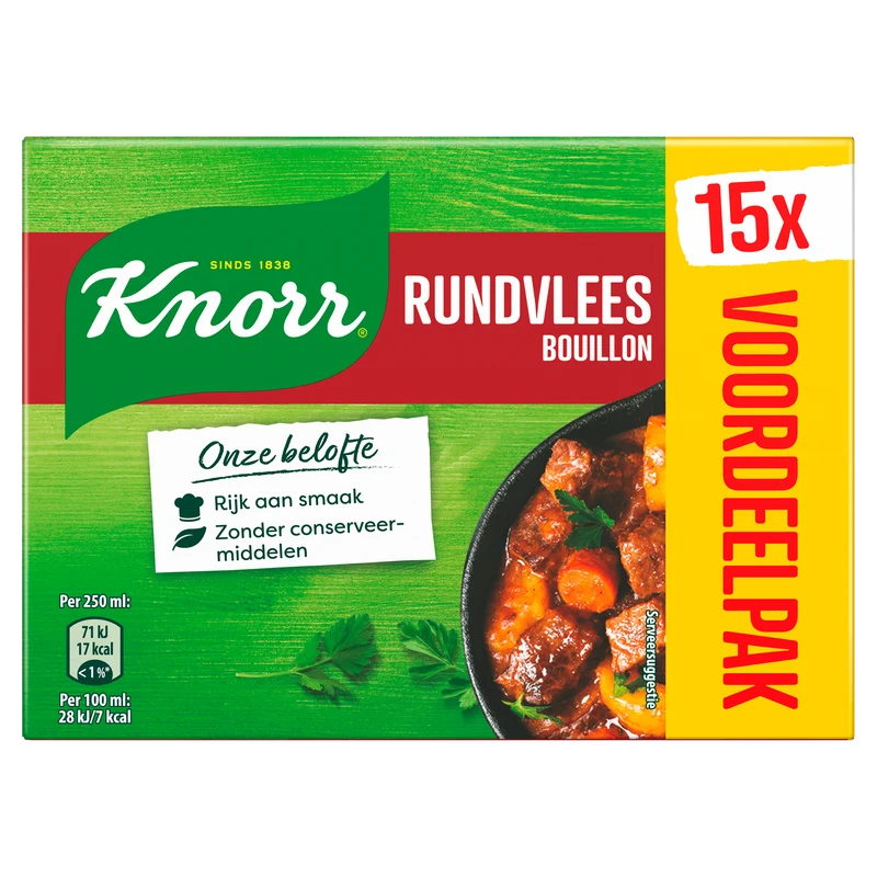 Knorr Bouillon blokjes rundvlees