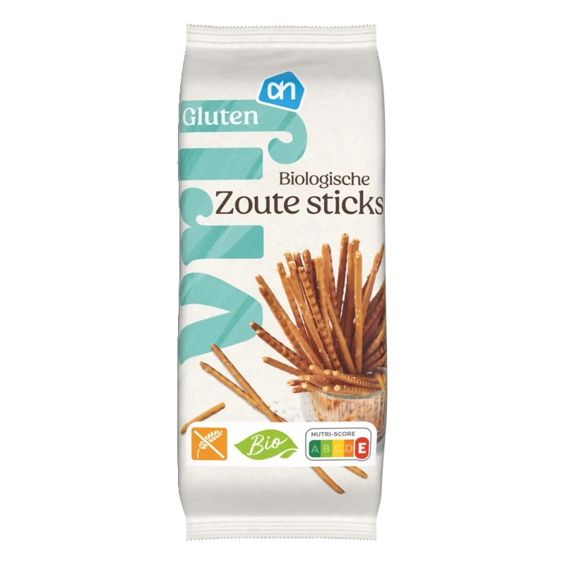 Glutenvrij Biologische zoute sticks