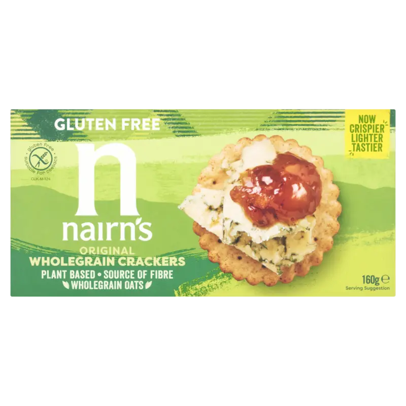 Nairn's Volkoren crackers glutenvrij