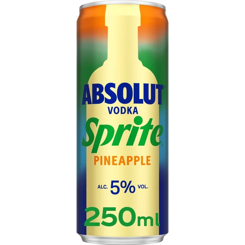 Absolut Vodka sprite pineapple