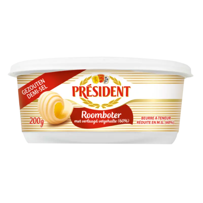 Président Roomboter gezouten