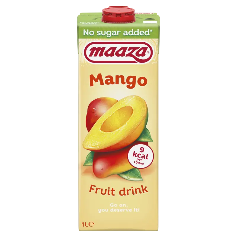 Maaza Mango fruit drink no sugar added